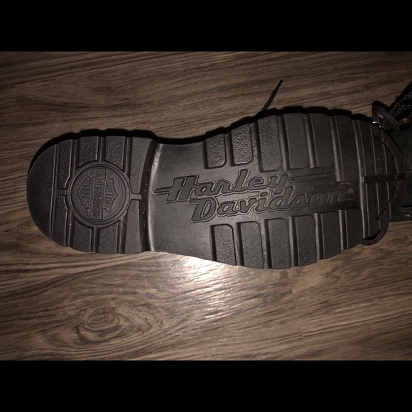 Authentic Men’s 8.5 Harley Riding Boots - Picture 3 of 5